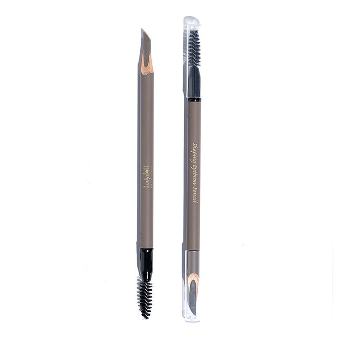 Eyebrow Pencil Matte Shape Triangle Eyebrow Pencil Natural Extra Fine 01# Gray Brown