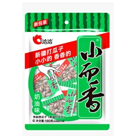 中国直邮】 洽洽新疆打瓜子小而香西瓜子约15包(奶油味) 180克- 亚米