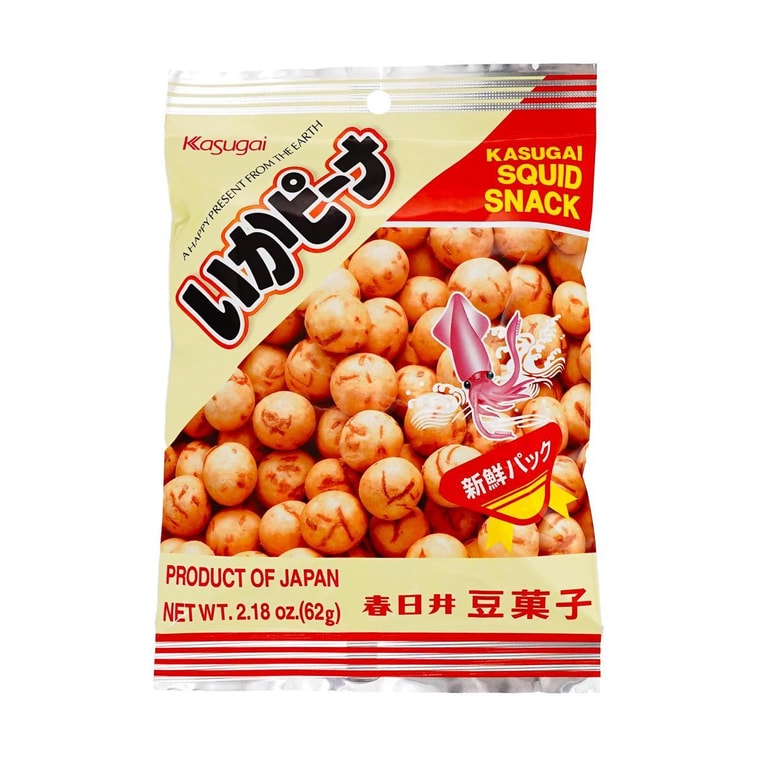 日本KASUGAI春日井 鱿鱼脆皮花生 62g【下酒零食】 5
