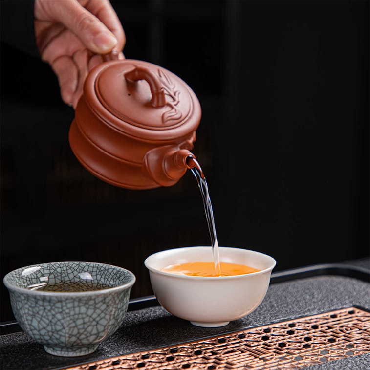 Premium 5-Piece Chinese Five Kilns Tea Cup Gift Set – Elegant Ceramic Mugs with Classic Ru, Guan, Ge, Jun, Ding Glazes | Ideal Luxury Gift for Parents, Elders, and Business Clients 3