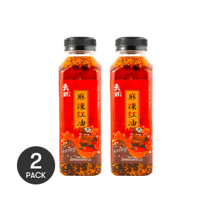 袁鲜 麻辣红油 350ml 油泼辣子四川味道 鲜香麻辣  自制凉拌菜 钵钵鸡 夫妻肺片 *2【2份超值装】