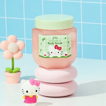 향기로운 바다 소금 바디 스크럽 화이트 블랑 600g, 헬로 키티 에디션