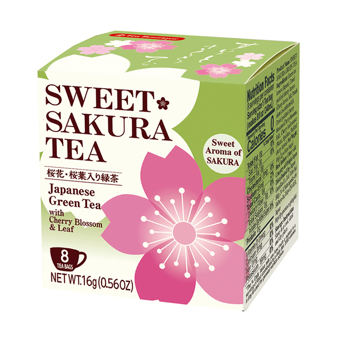 Boutique Sweet Cherry Blossom Green Tea 2g x 8 packets
