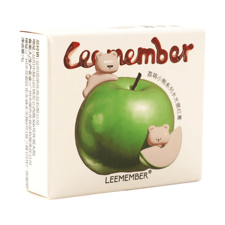 Apple Series, Shimmer Glitter Blush Multi-Use Cream #LG07 Green Apple【Transparent Silver Glitter]】 9