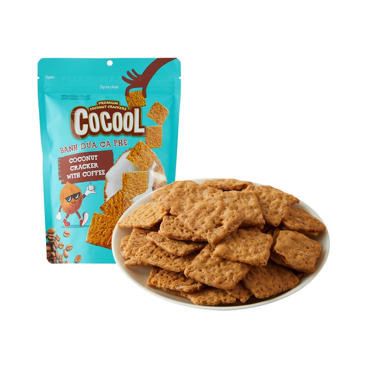 Coconut Cool Coffee Flavored Raw Coconut Crispy Chips (Biscuits