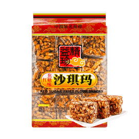 【王嘉爾推薦】【營養早餐】精實珍 黑糖沙琪瑪 紅焦糖口味 608g
