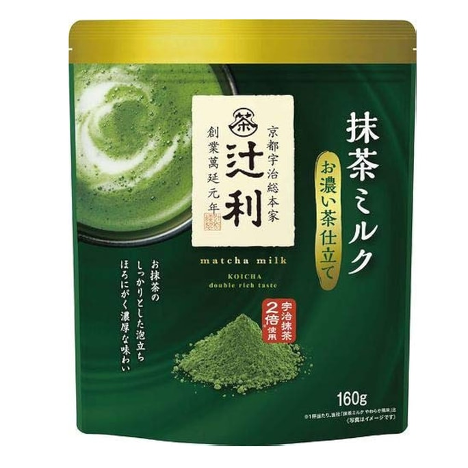 【日本直邮】日本KATAOKA 迁利 2倍牛奶浓厚抹茶粉 160g