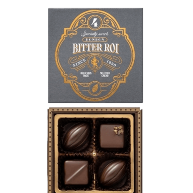 Bitter Elegance Bonbons - A Return on Refined Taste (4 Pieces)