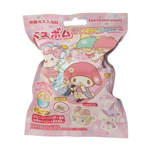 日本Sanrio三丽鸥 泡澡沐浴球 75g 【花香型】【內置隨機首飾玩偶】