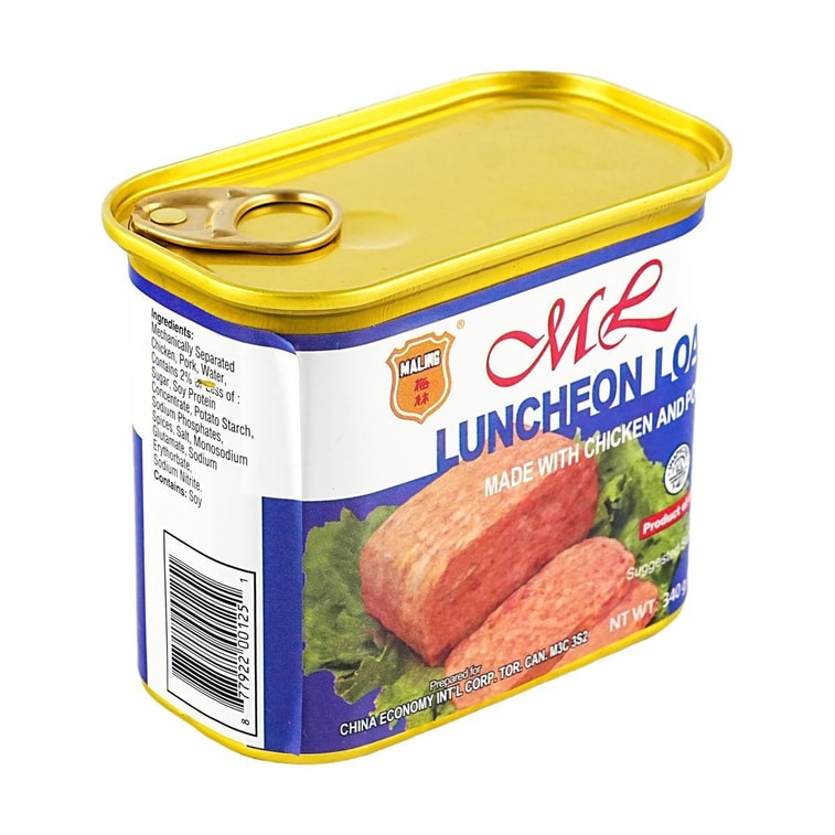 梅林牌 猪肉加鸡肉 午餐肉 罐头 340g【包装随机发】 7