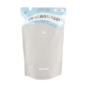 日本OFF&RELAX 柔顺蓬盈洗发水补充装 保湿滋养 氨基酸 0硅油 400ml 干性头皮