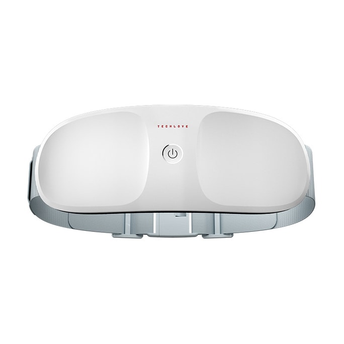 Waist Massager Airbag Red Light Acupuncture Hot Massage Waist And Abdomen Massage White