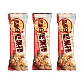 好丽友中国 高蛋白坚果棒太妃坚果味30g*3袋