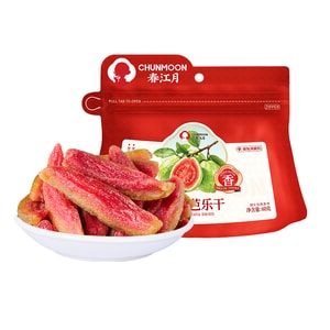 春江月 果汁芭乐干 红心原切去籽 酸甜软糯果香 番石榴果脯 茶点追剧零食 60g*1袋