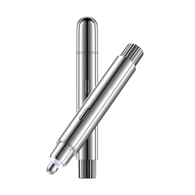 Eyecurl 電動修眉刀自動修眉毛神器剃眉筆修剪器男女士專用刮眉儀充電 銀色1件