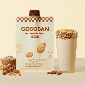 韩国GOGODAN 代餐蛋白奶昔 薏米谷物奶昔 40g【加奶/豆浆摇匀即可】【0蔗糖低脂高蛋白】