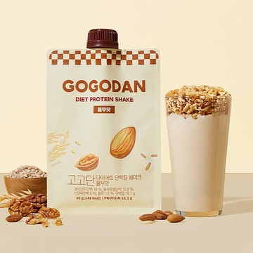 Diet Protein Shake Yulmu Taste, 1.76 oz【0 Sugar Low Fat High Protein Meal Replacement】