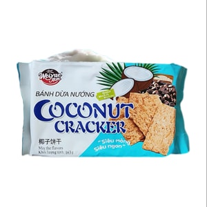 越南 薇越 【特价年货】  椰子饼干 薄脆小饼干 办公室休闲零食 进口食品 - 综合口味 163g 1袋
