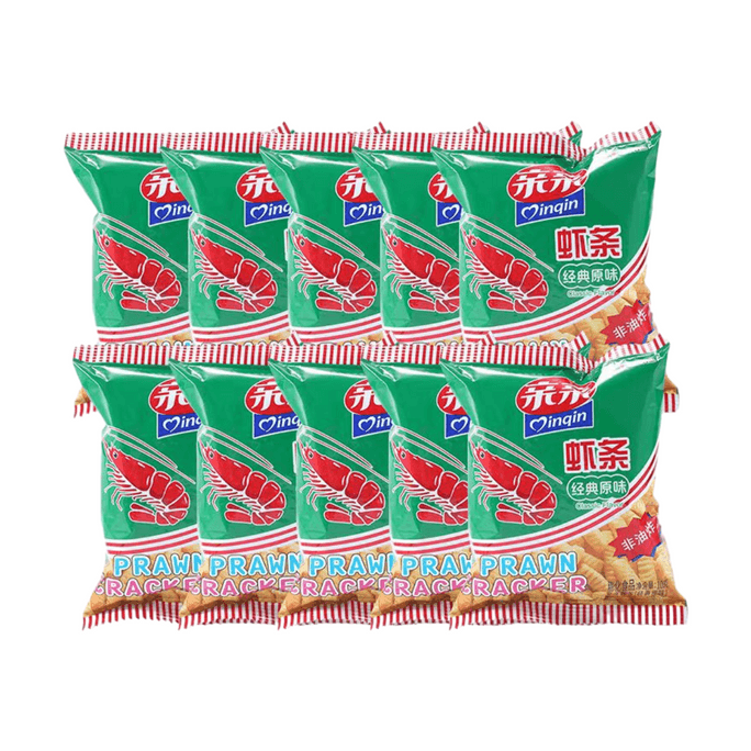 Small package of Qinqin shrimp crackers 10g*10bag
