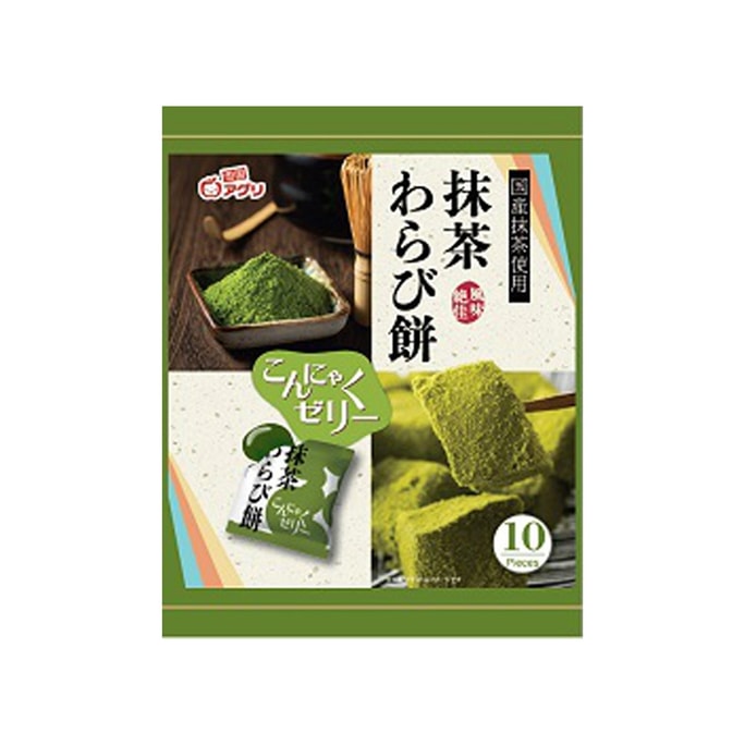 【日本直送品】雪国農産物 抹茶・わらび餅・蒟蒻ゼリー 16g