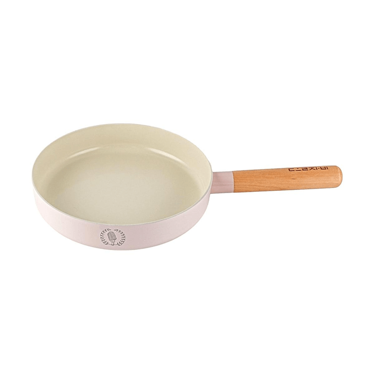 Doljabi Frying Pan, 24cm, #Pink, Non-Stick Coating, Induction & Gas Compatible 4