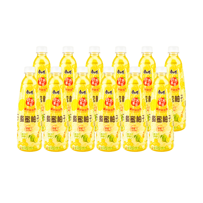 【Value Pack】Honey Pomelo Drink, 16.9fl oz*12