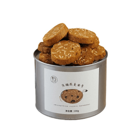 【中国直邮】 夏午三点 焦糖燕麦茉香黄油曲奇饼干*1盒