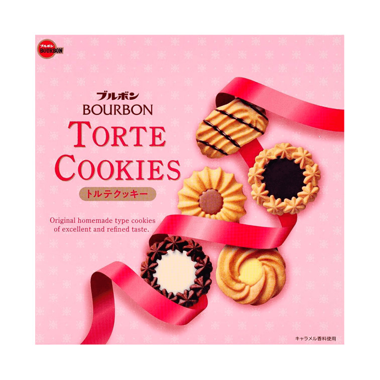 日本BOURBON波路夢 奶油曲奇餅乾禮盒 罐裝 5口味 60枚裝 310g【甜點伴手禮】 5