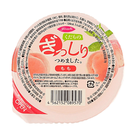 Peach Fruit Jelly 7.05oz Large Fruit Chunks Refreshing Snack