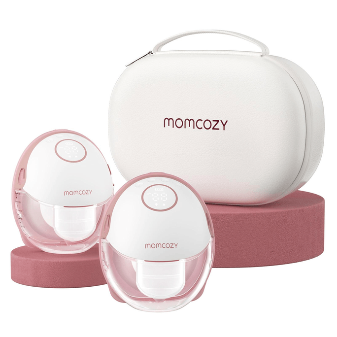Momcozy 穿戴式吸乳器 M6-新版 豆沙色 雙隻裝