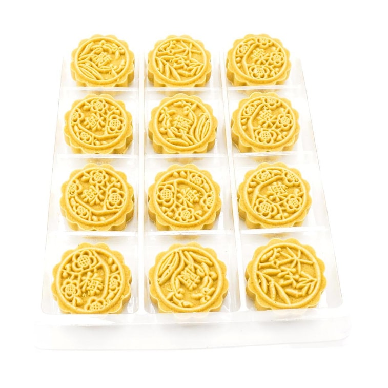 台湾名隆 四季绿豆糕礼盒 12枚装 300g【纯素】【口感绵密】【特产伴手礼】 7