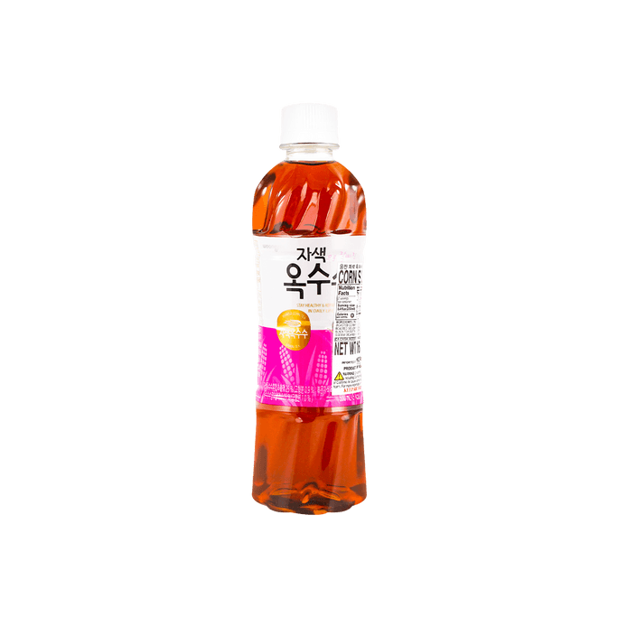 【0糖0脂0卡】韩国WOONGJIN熊津 紫玉米须茶谷物饮料 500ml