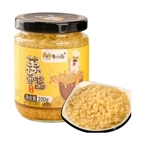 Garlic Sauce Original Flavor 200g/can, Home-Use Chili for Grilled Oysters, Eggplant with Garlic, Barbecue Seasoning, Hot Pot Dipping Sauce