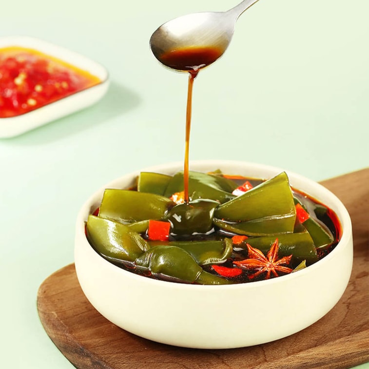 SNACK LAB Hot & Sour Kelp Seaweed Knots, 5.99oz Yami