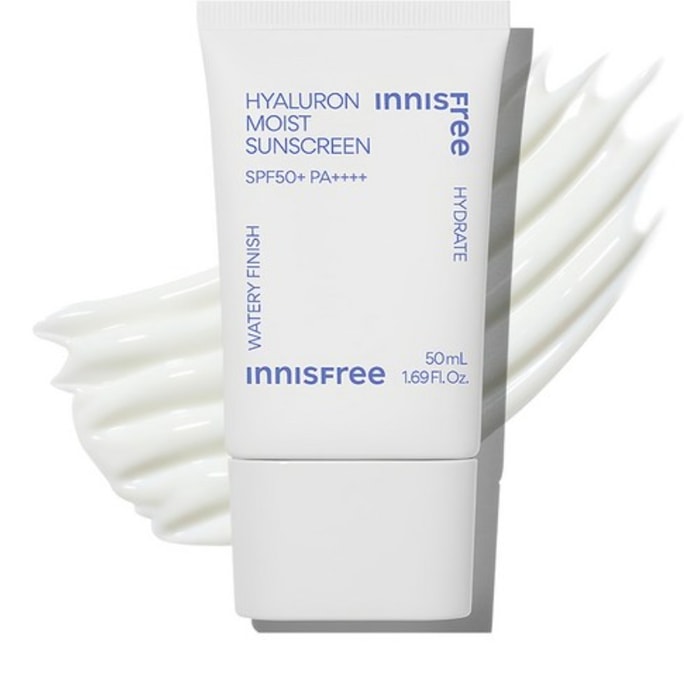 【韓國直郵】 韓國 INNISFREE 悅詩風吟 悅詩風吟 玻尿酸保濕防曬霜 SPF50+ PA++++ 50 mL