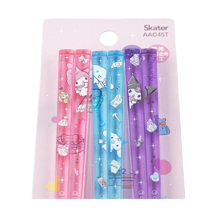 젓가락 3쌍 세트 산리오 캐릭터 4