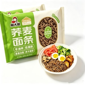 顾大嫂 荞麦面条 荞麦方便面 方便食品 速食面 60g*2包【120g】免煮非油炸【减脂轻食代餐】