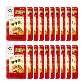 [특가 20개입] 매콤한 채식 소곱창 스낵, 아주 매운 곤약 스트립, 소형 포장, 인기 온라인 간식, 매콤한 채식 소곱창 곤약면, 16g*20개입