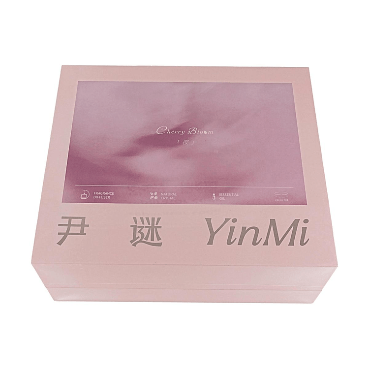yinmi Cherry Blossom Aroma Crystal Stone Diffuser Gift Set - Yami.com
