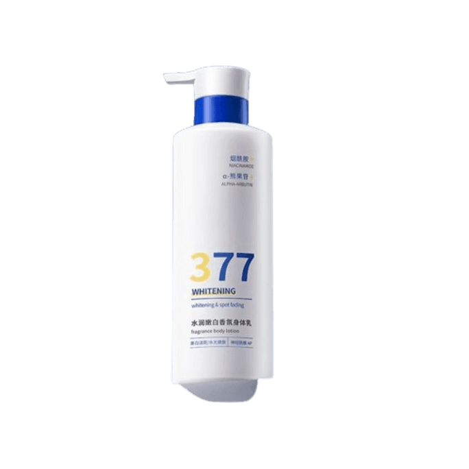 【中國直郵】 韓方五穀 377水潤嫩白香氛身體乳 保濕補水果酸滋潤秋冬持久留香正品 300g/瓶