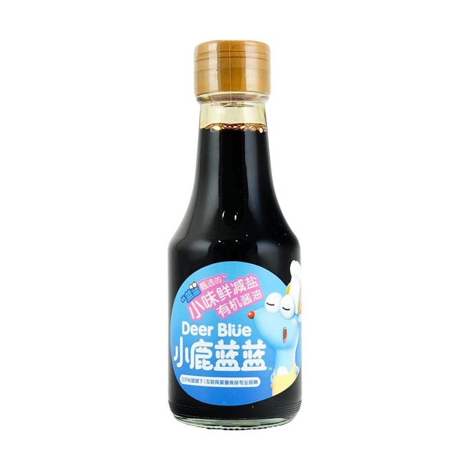 Organic Baby Soy Sauce, Reduced-Salt for Babies and Children, Seasoning for Mixed Rice, 150 ml