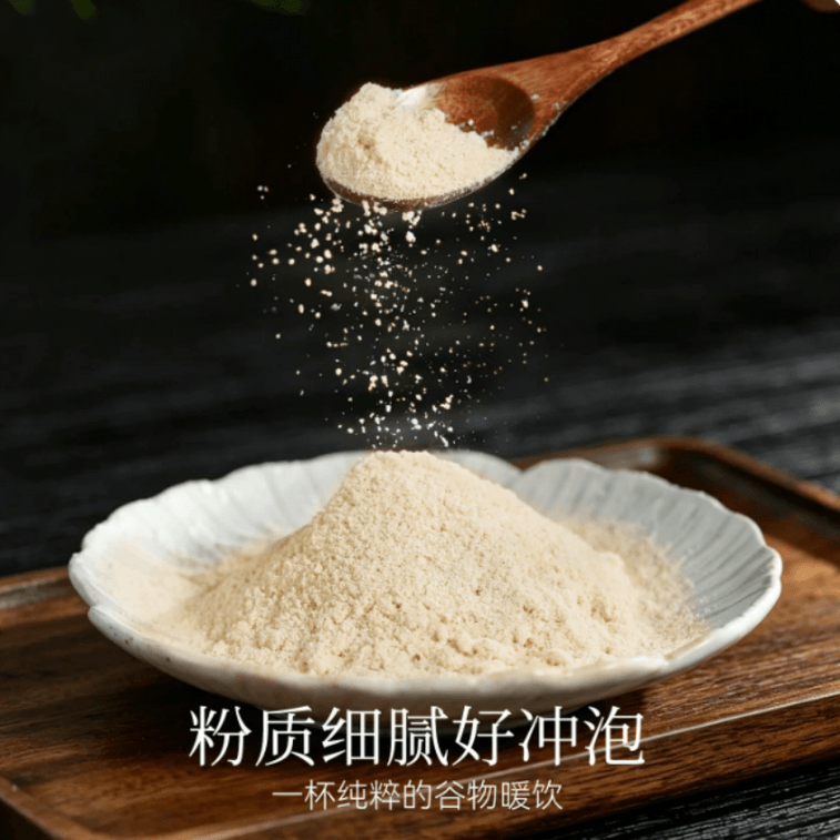 Pure Job's Tears Powder, Roasted Job's Tears Powder, Mixed Grains Porridge Meal Replacement Powder 380g*1 Jar 4