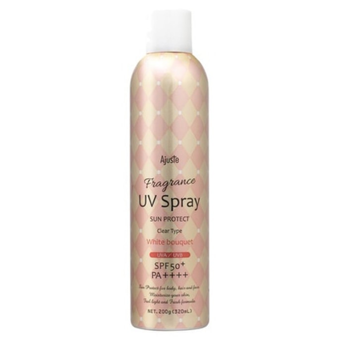 Fragrance UV Spray Sun Protect Clear Type SPF 50+ PA++++ White bouquet 320ml
