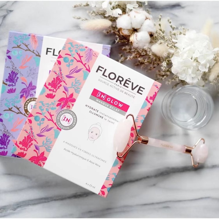 [法国直邮] 祛黄焕亮 玻尿酸修复补水面膜 4片装 5