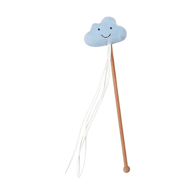 Cat Stick with Feather Bell Cat Toy Cloud