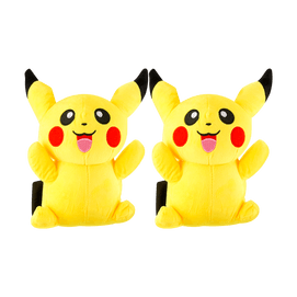 滑雪护膝护具套装 防摔裤滑冰护具卡通垫 皮卡丘 两只装 30cm【护膝套组】