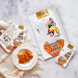 小郎食铺 麻酱金钱肚 魔芋爽 素毛肚 50g 内含5包 【好吃又上头】