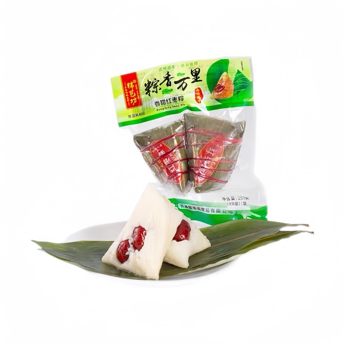 嘉兴风味香甜红枣粽250g一袋(内含两个)