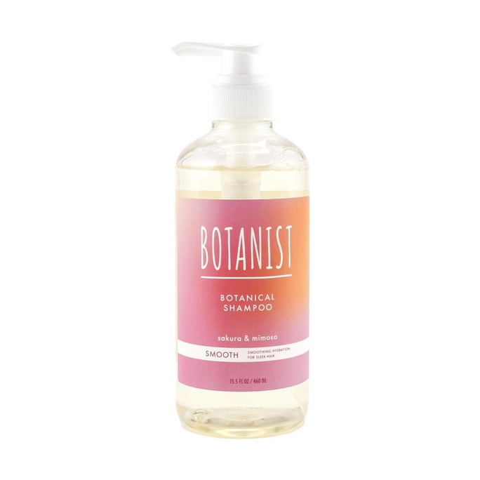Botanical Spring Shampoo for Smooth and Silky Hair 15.55 fl oz #Sakura&Mimosa
