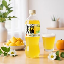 Jasmine Pomelo+Red Guava Vitamin C Sparkling Juice Drink, 16.9 fl oz*4【4 Combo Packs】